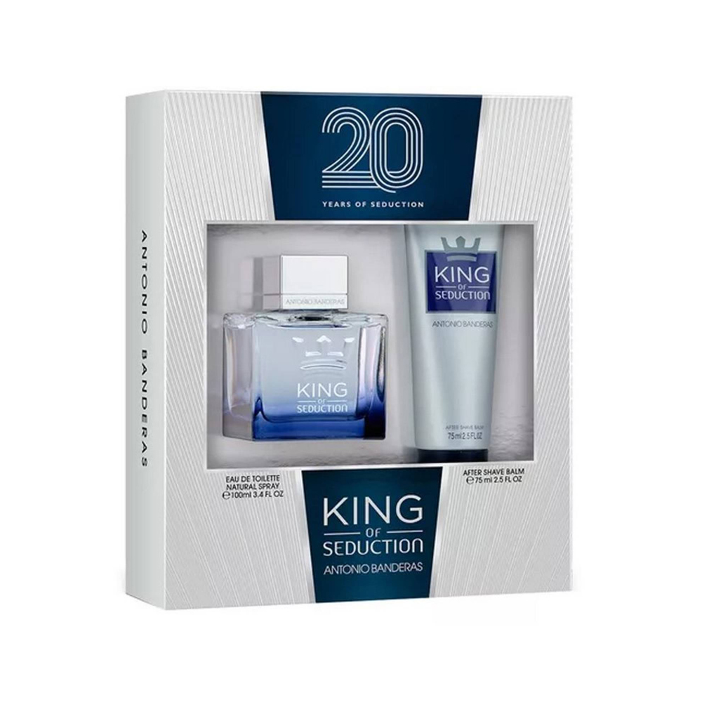 Imagen de Locion Set King of Seduction 20 Years 2PZS 100ML EDT SPRAY/ AFTER SHAV