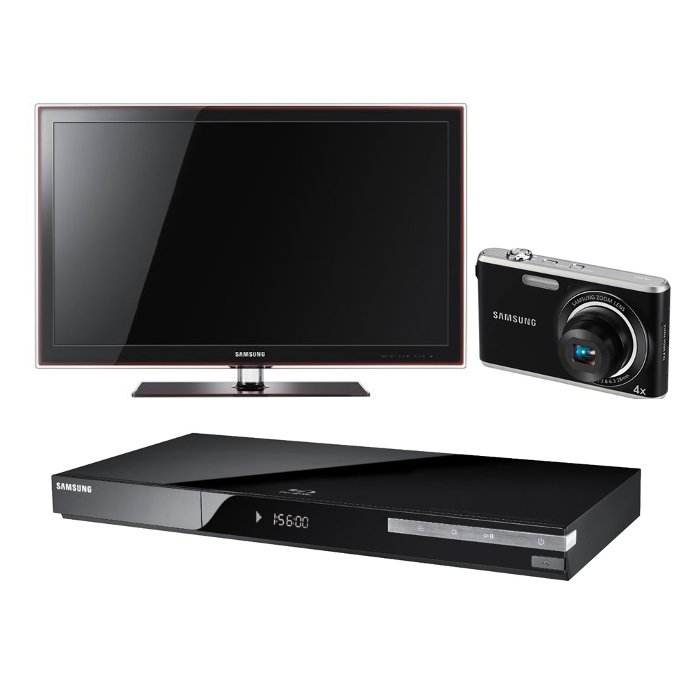 Imagen de Pantalla Samsung UN46C5000, LED 46"+Blu Ray BD-C5500+Camara PL90ZZBA