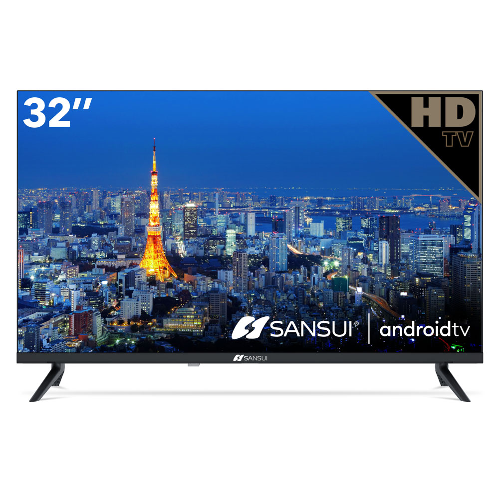 Imagen de Pantalla De 32" Sansui SMX32V1HA Smart Tv Android Tv Control De Voz  